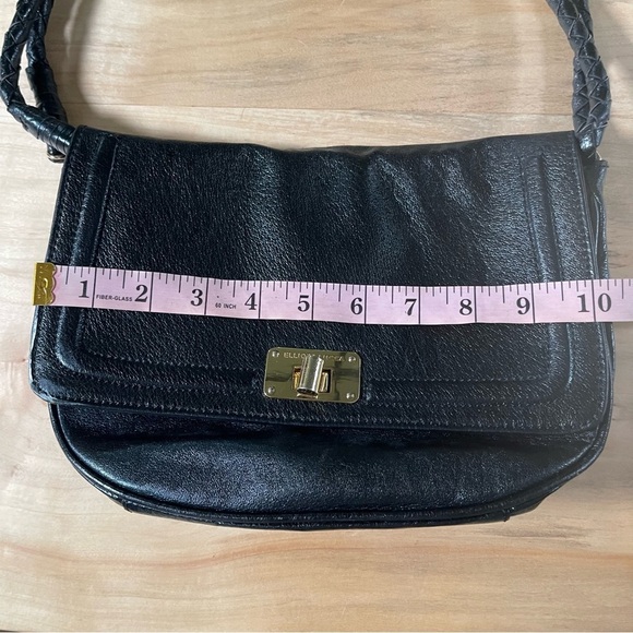 Elliott Lucca black leather crossbody bag - Picture 10 of 12